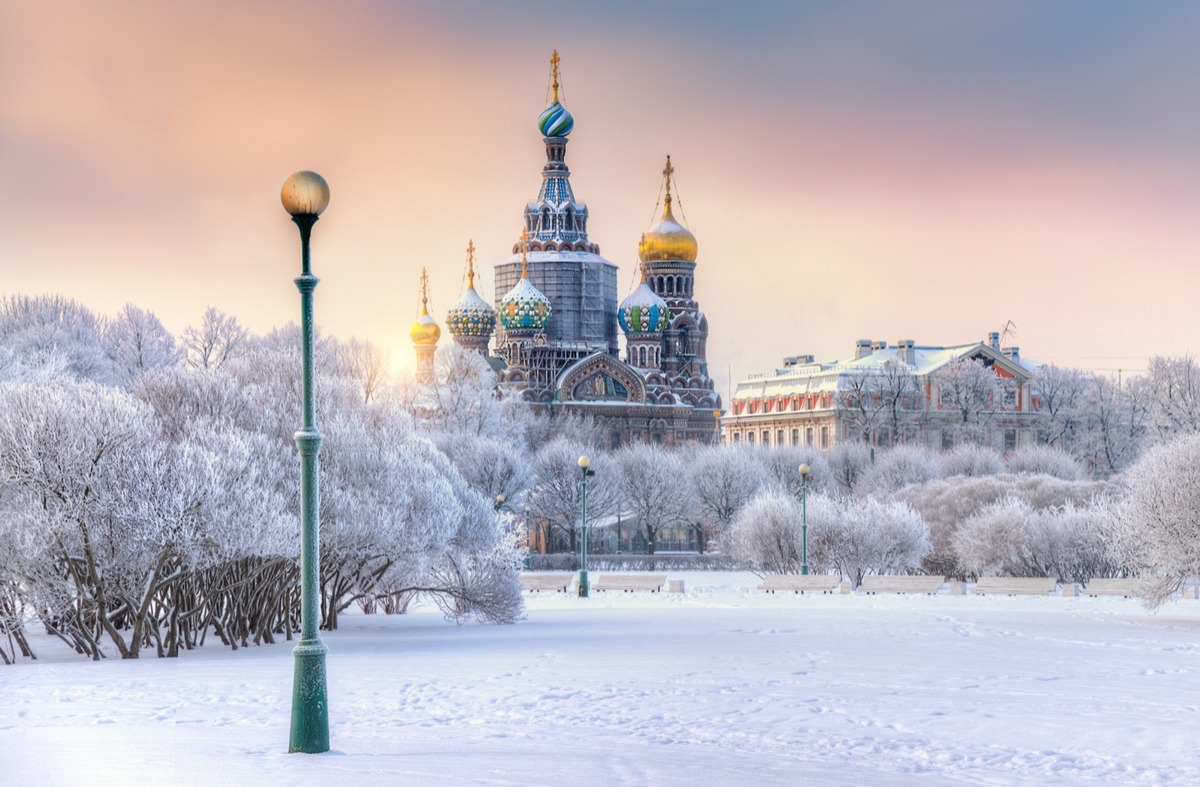 Санкт петербург январь