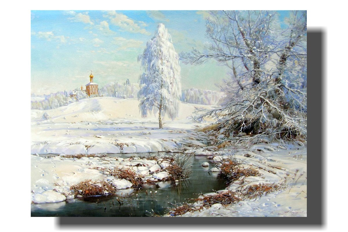 Русский пейзаж зима. Зима в картинах русских художников пейзажистов 19 века.