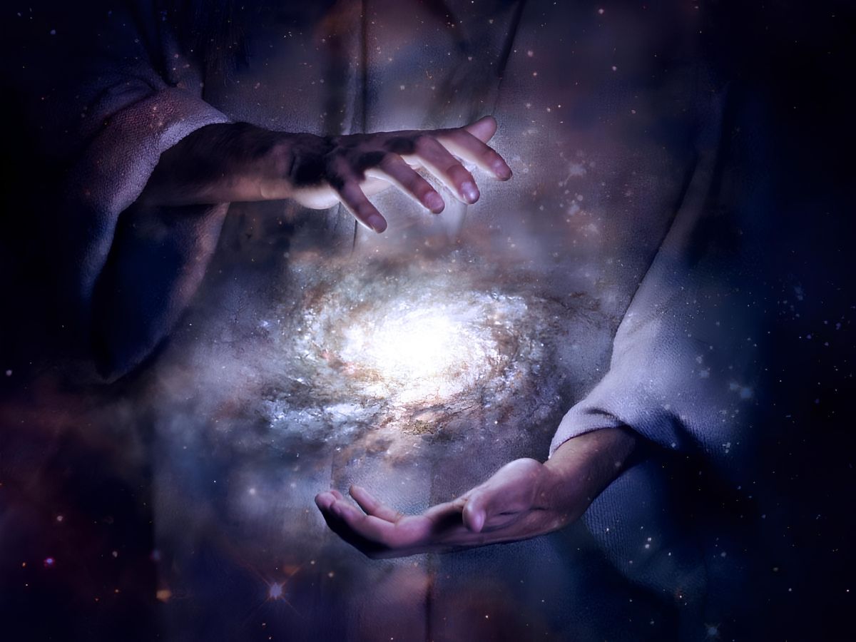 Творение реальности. Вселенная в руках Бога. Бог Творец. Сотворение Вселенной. Творец Вселенной.