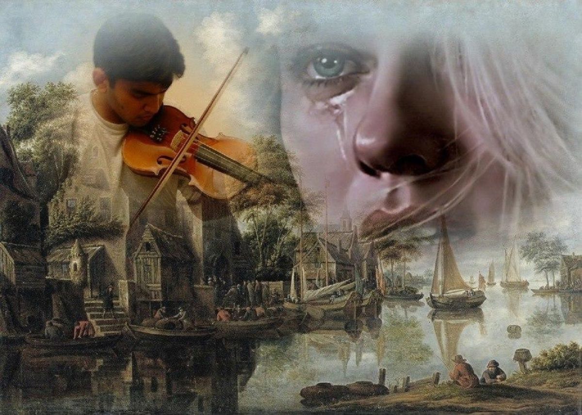 Песня саруханова скрипка. Скрипач живопись. Скрипка плачет. Нищий скрипач. Грустный скрипач.