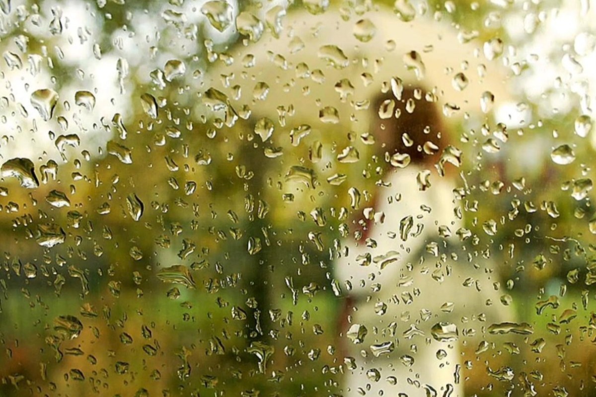 Весенние капли дождя. Осенний дождь. Капли на стекле. Летний дождь. Дождь в окне.
