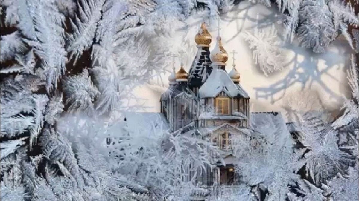 Звон мороза. Зимний храм. Зимний пейзаж с храмом. Крещение природа. Рождество храм снег.